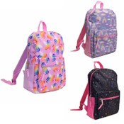 Wholesale - 15" GIRLS BACKPACK 3-ASST PRINTS C/P 24, UPC: 768410275103